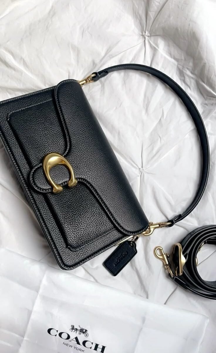 COACH TABBY 26 BLACK GOLD
