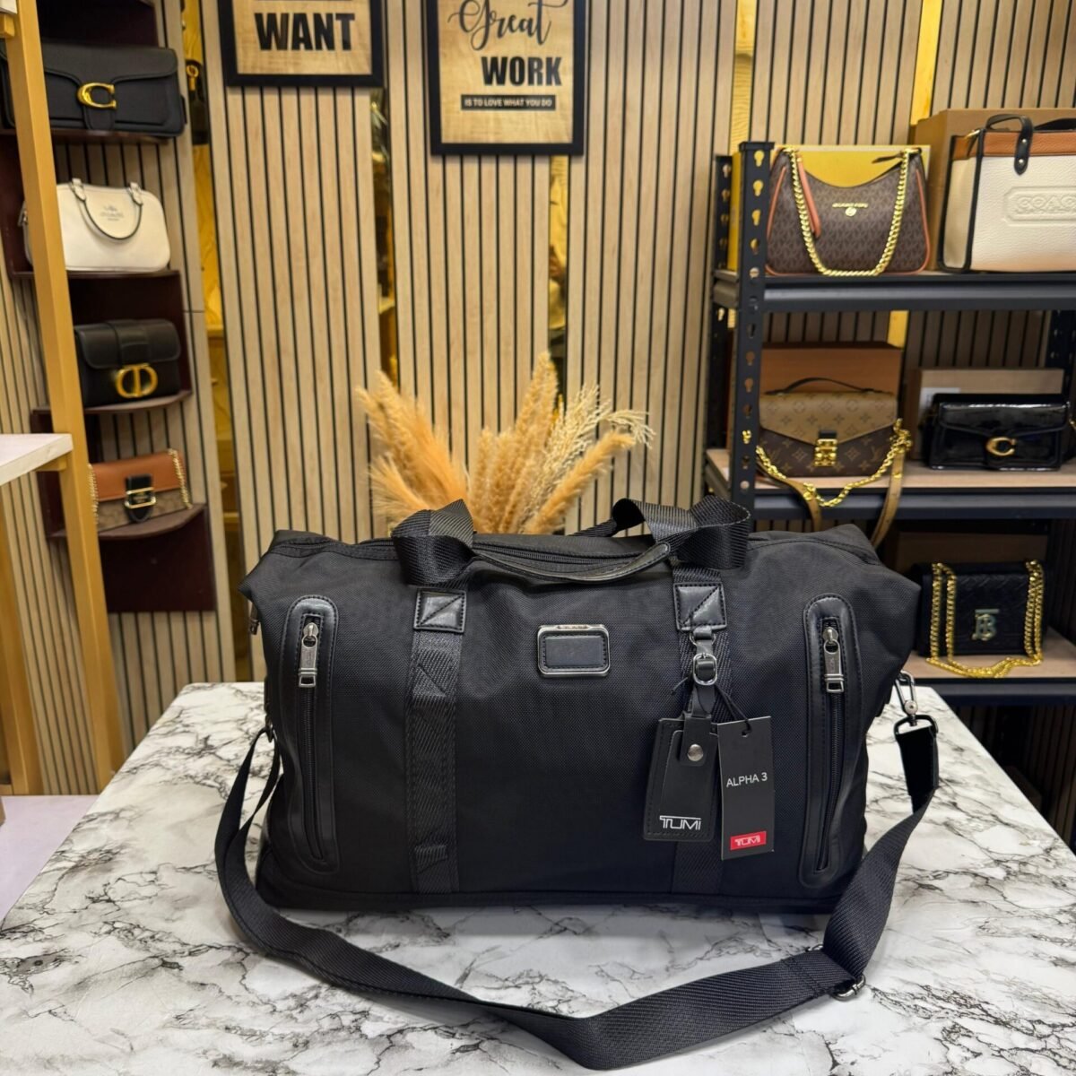 TUMI ALPHA DUFFLE BAG