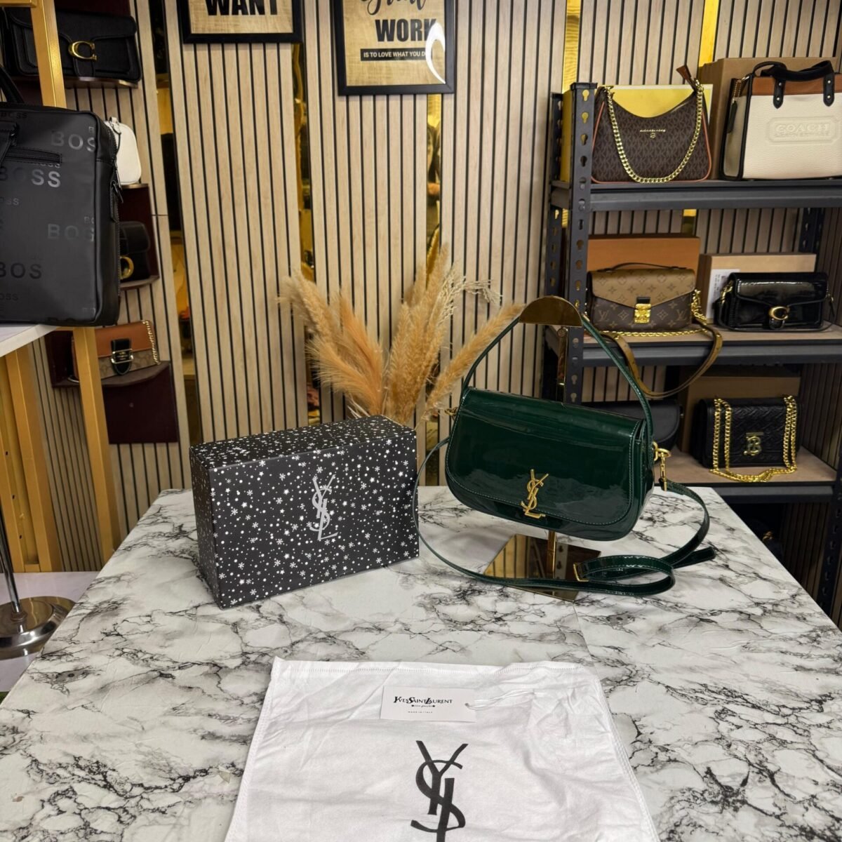YSL HOBO SLING BAG WITH ORIGNAL BOX PACKING