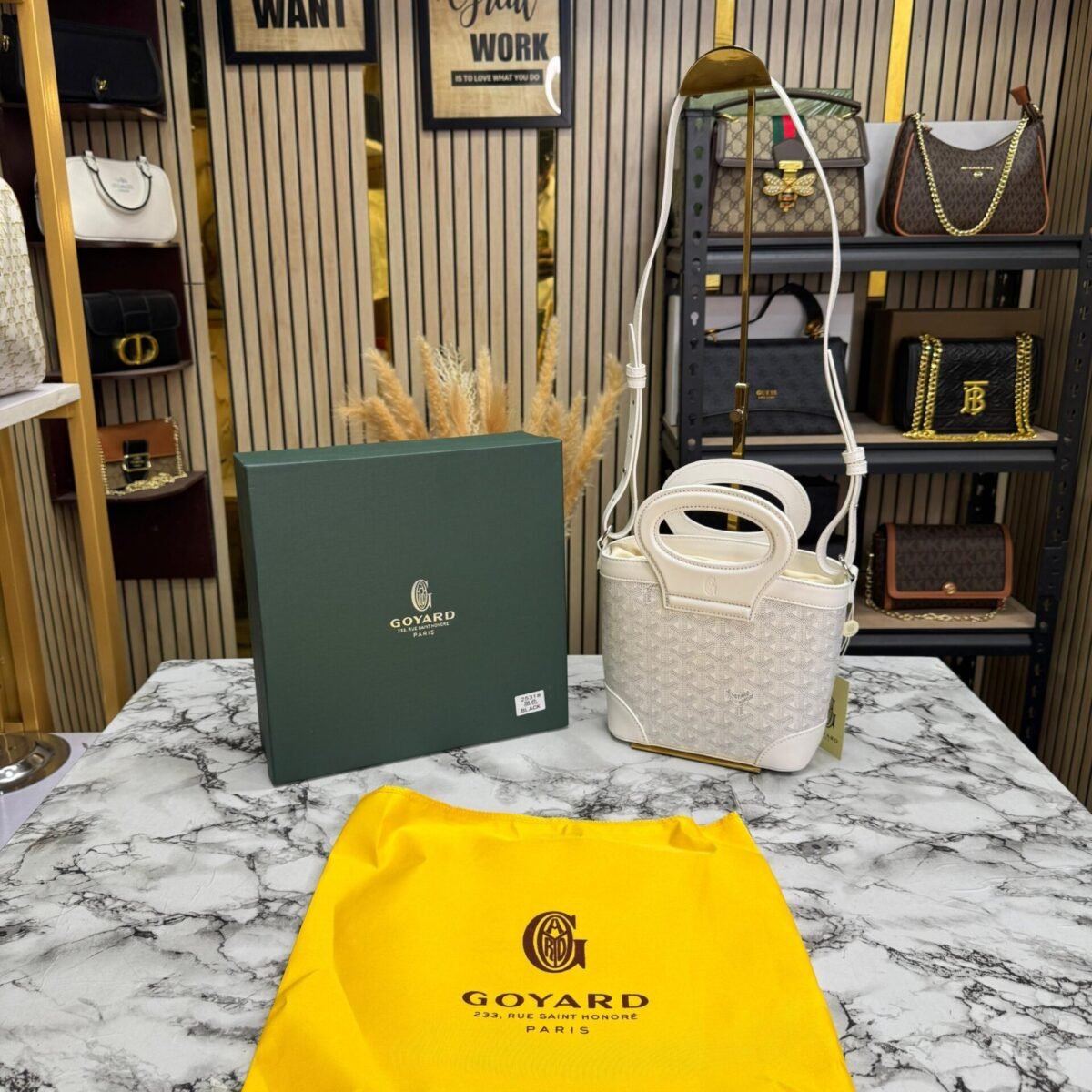 GOYARD BUCKET SLING BAG WITH ORIGNAL BOX