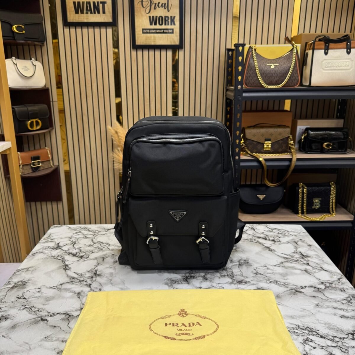 PRADA RE-NYLON PREMIUM UNISEX BAGPACK