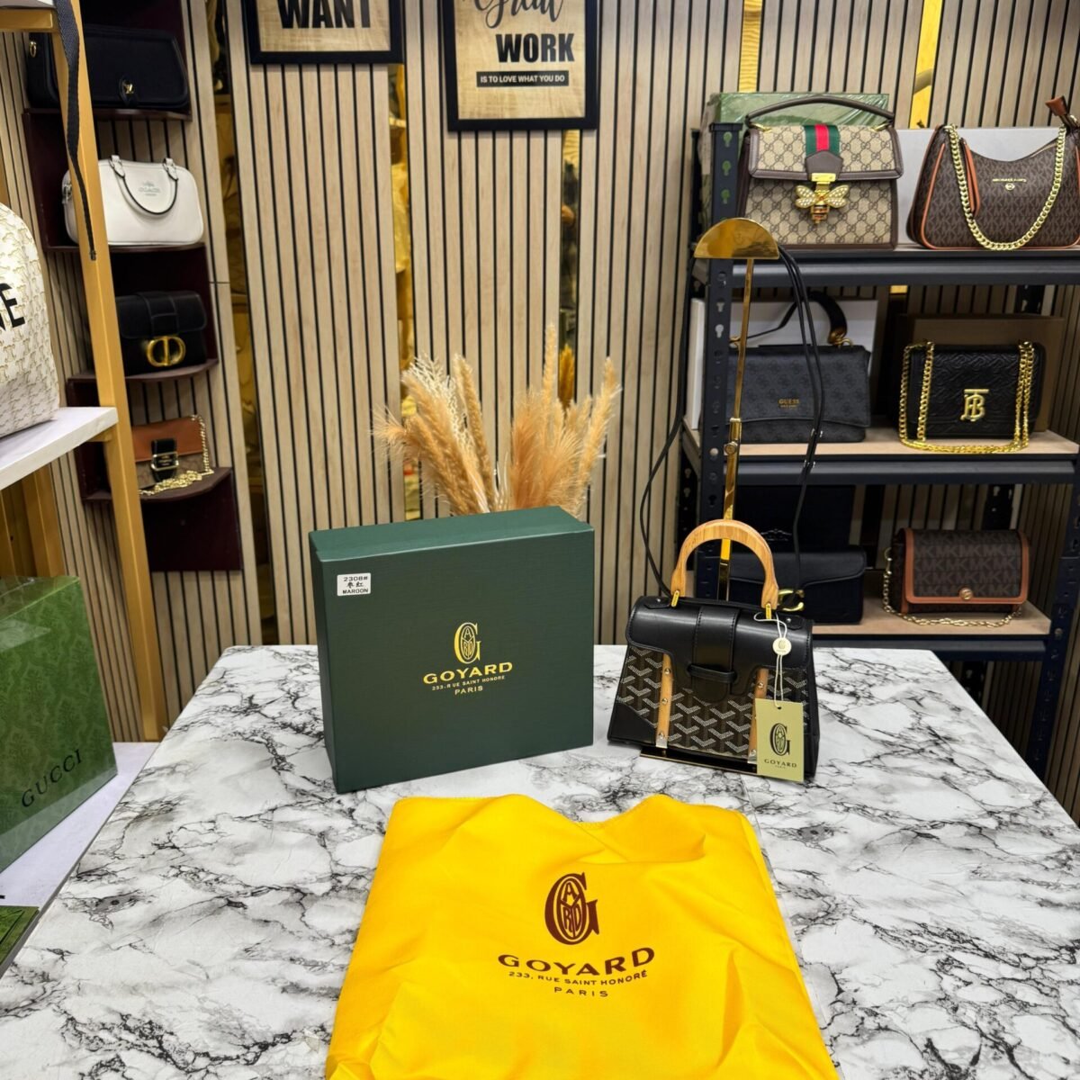 GOYARD SAIGON PREMIUM BAG WITH OG BOX