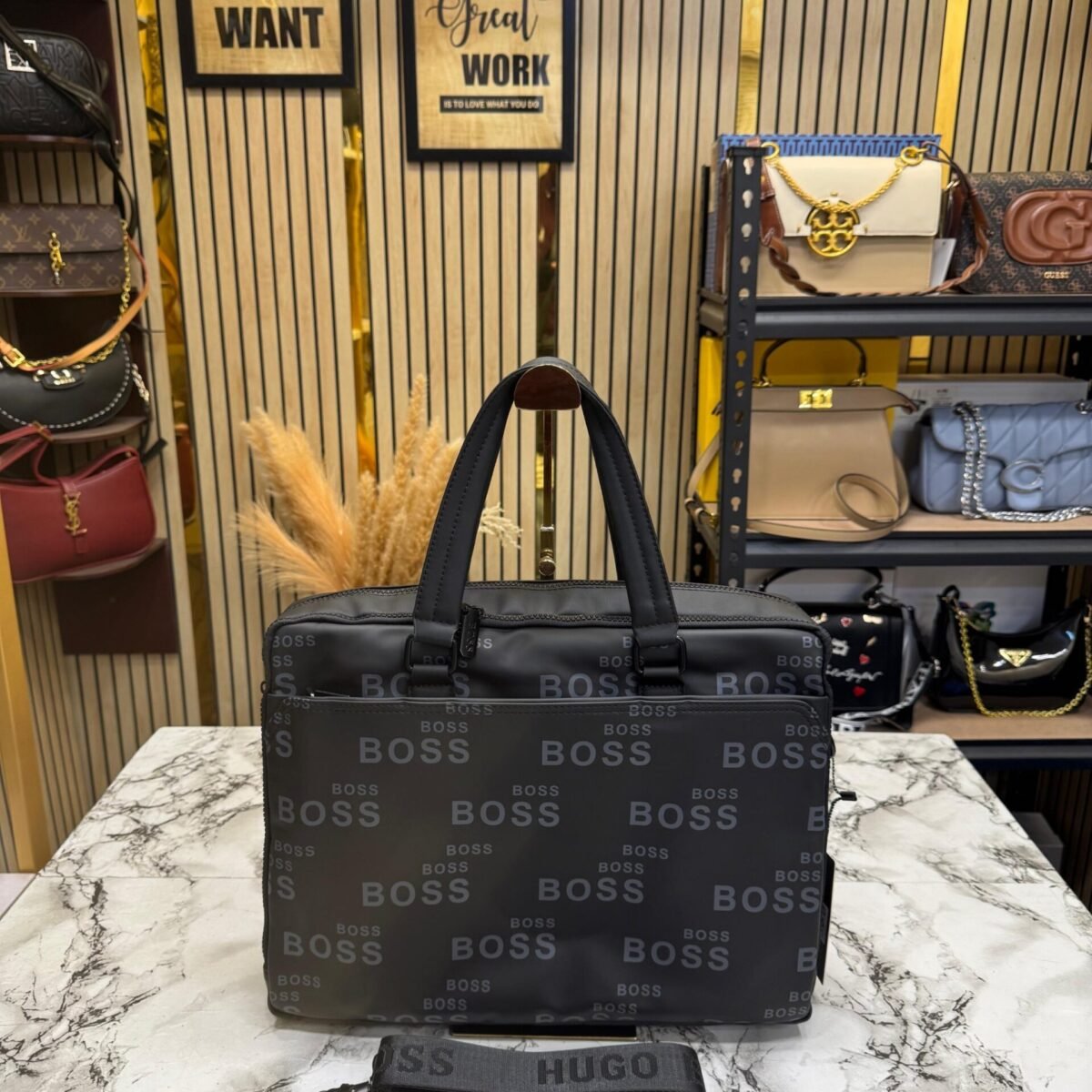 HUGO BOSS LAPTOP BAG